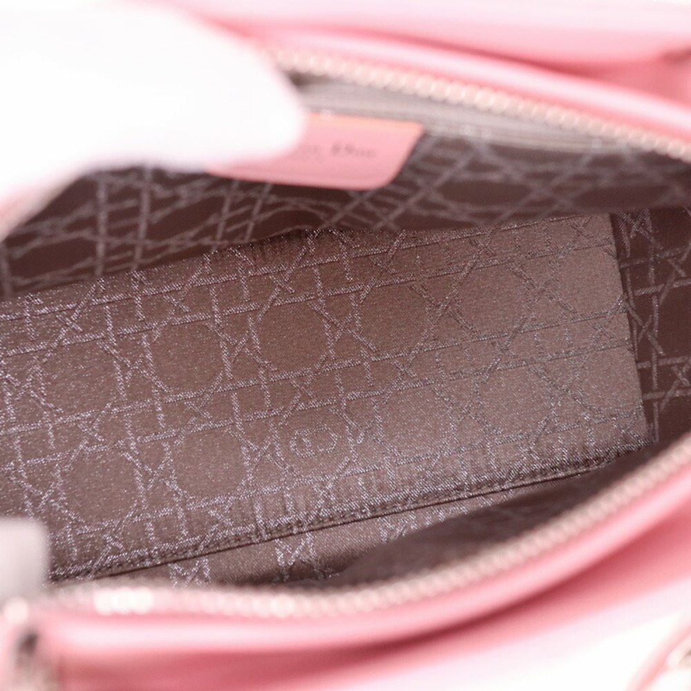 Dior Bag Lambskin Medium Pink Lady Cannage Hardware - Picture 6 of 16